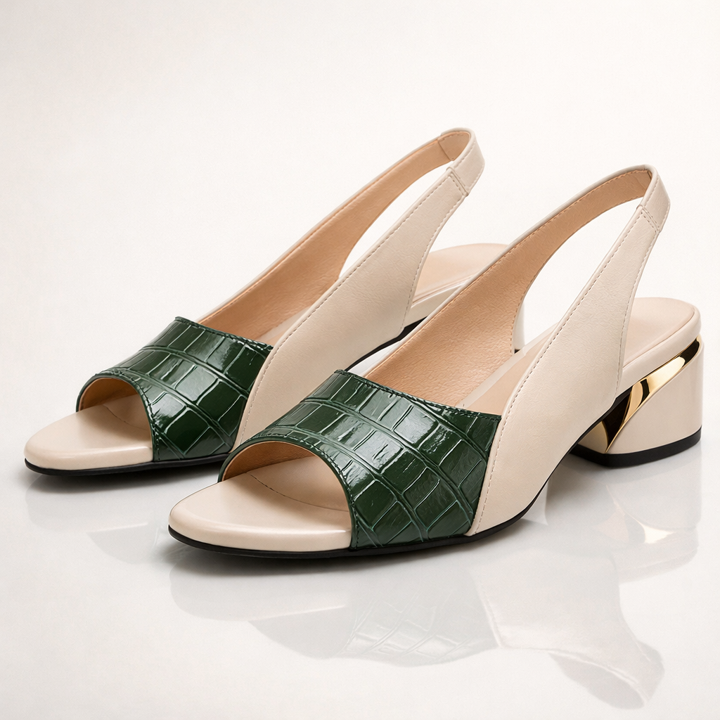 Sofia Rae Gator Slingback Sandals