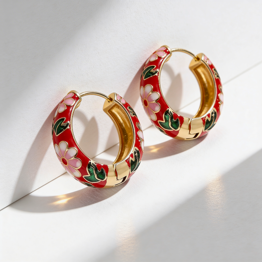 Alyssia Floral Earrings