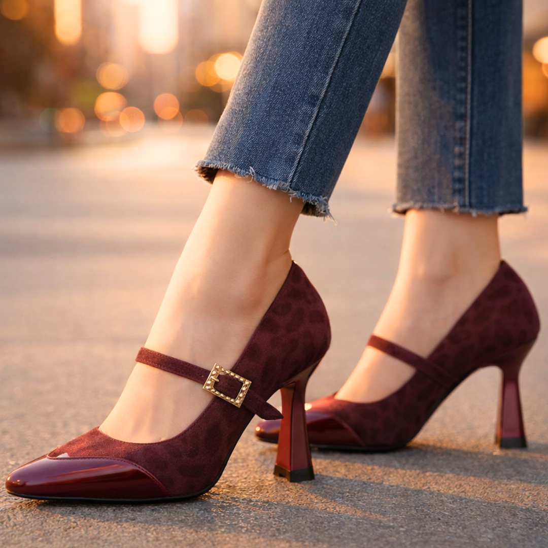 Sofia Rae Leopard Heels