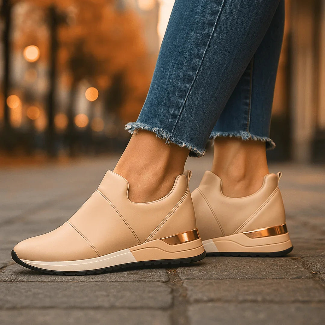 Sofia Rae Gilded Sneakers