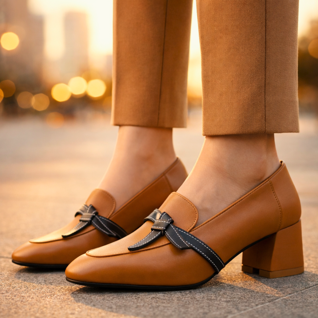 Sofia Rae Silk Loop Loafers