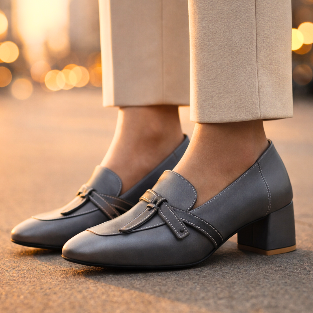 Sofia Rae Silk Loop Loafers