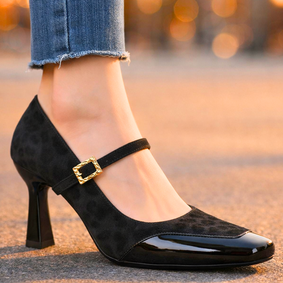 Sofia Rae Leopard Heels