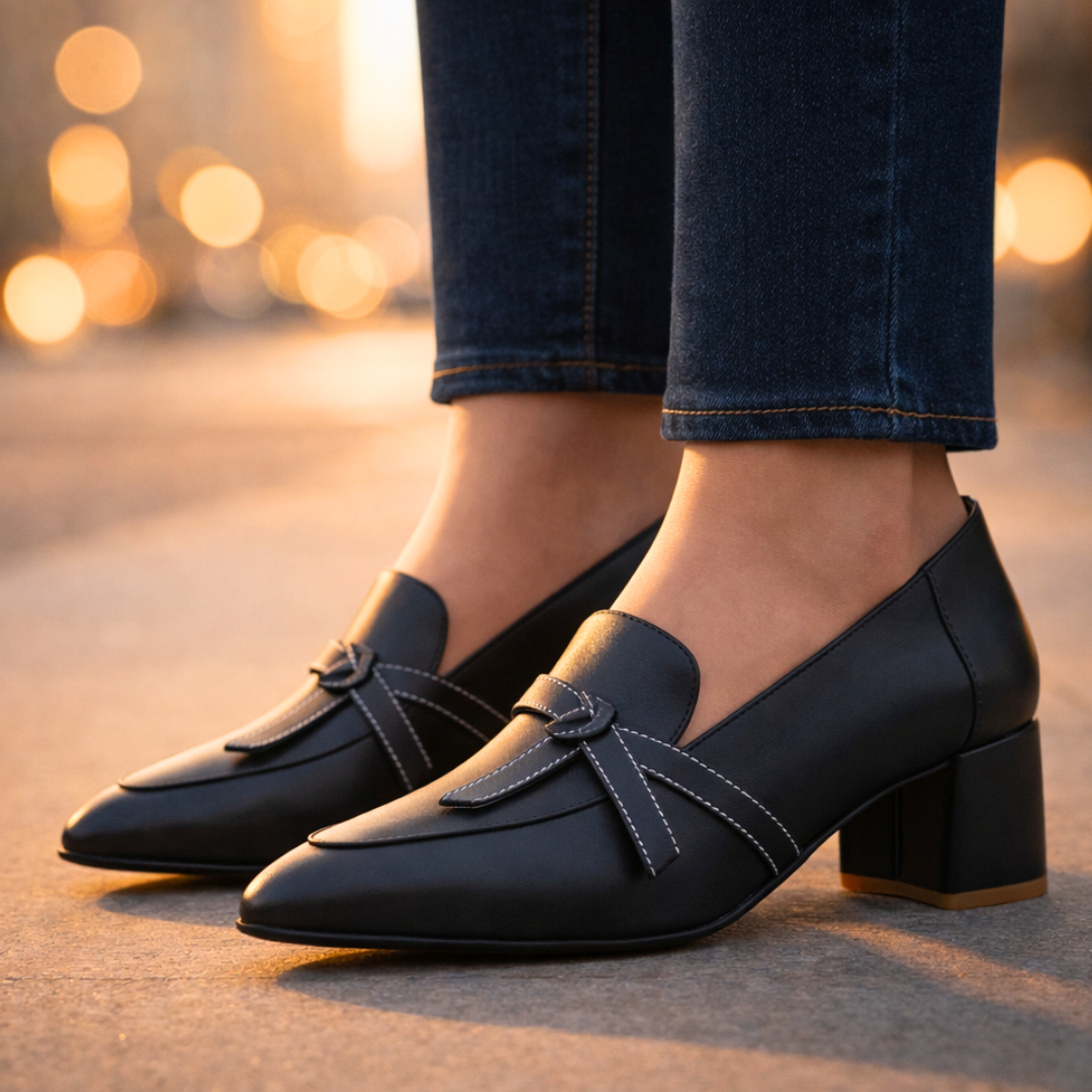 Sofia Rae Silk Loop Loafers