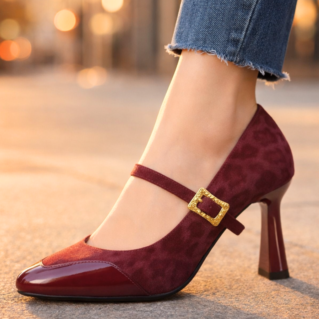 Sofia Rae Leopard Heels