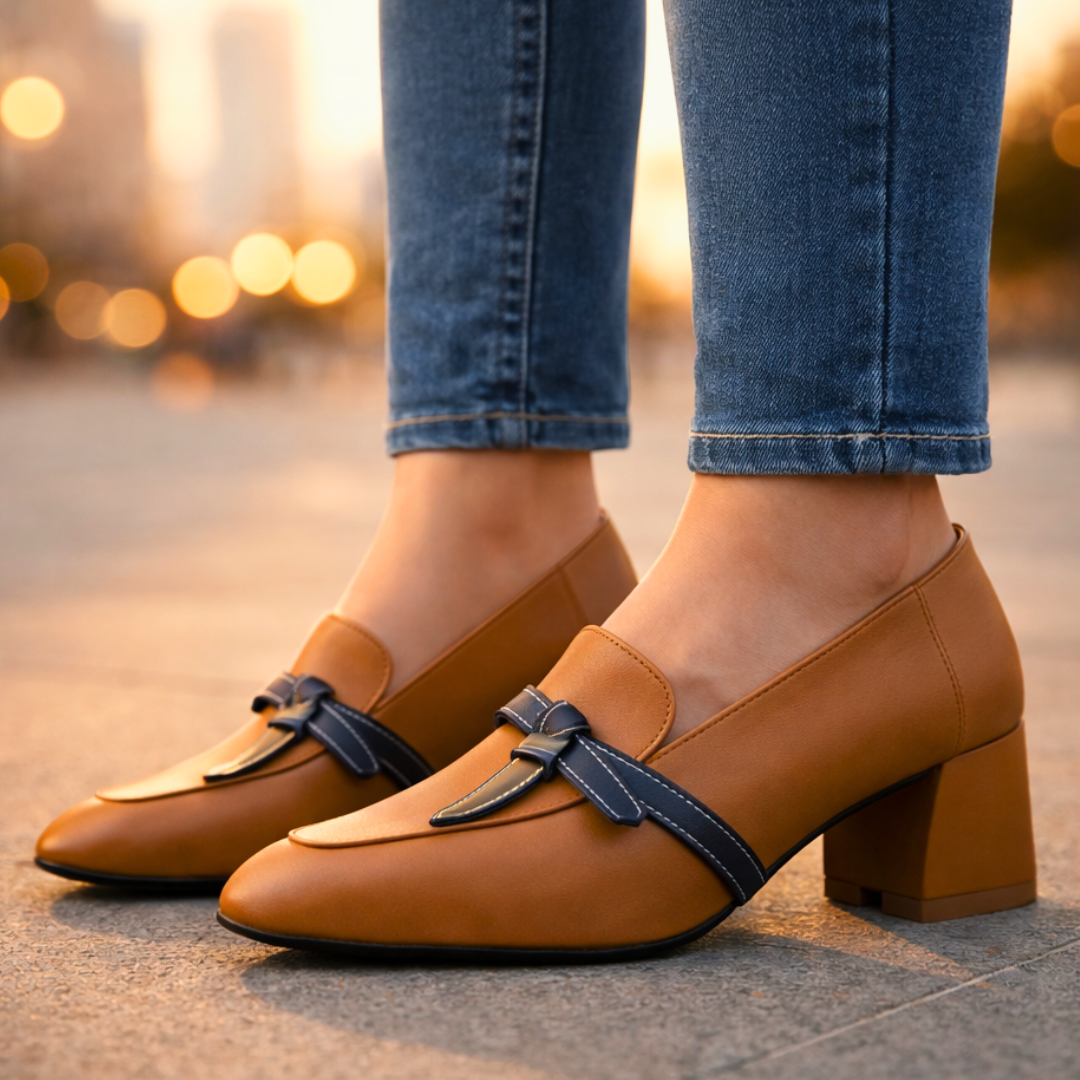 Sofia Rae Silk Loop Loafers