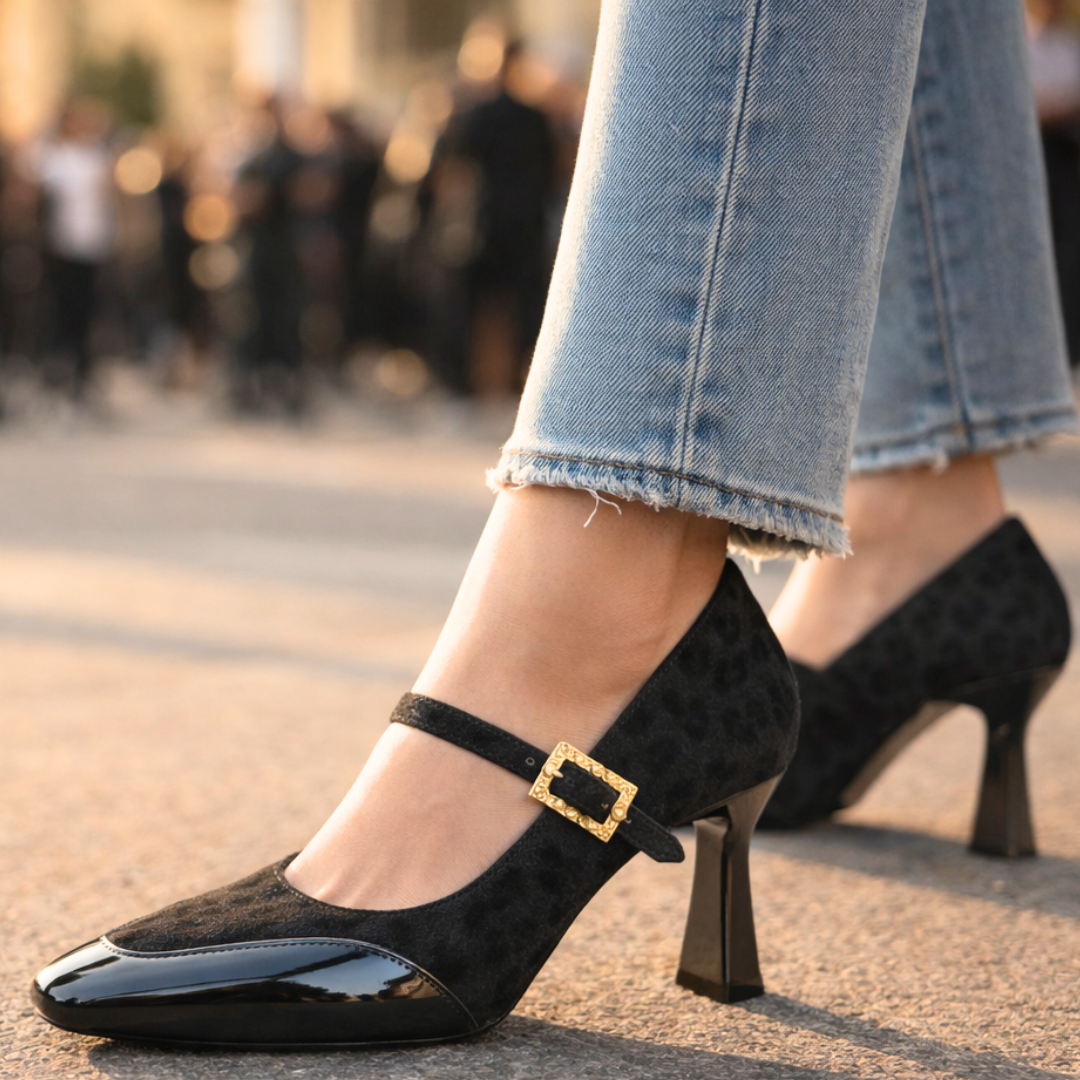 Sofia Rae Leopard Heels