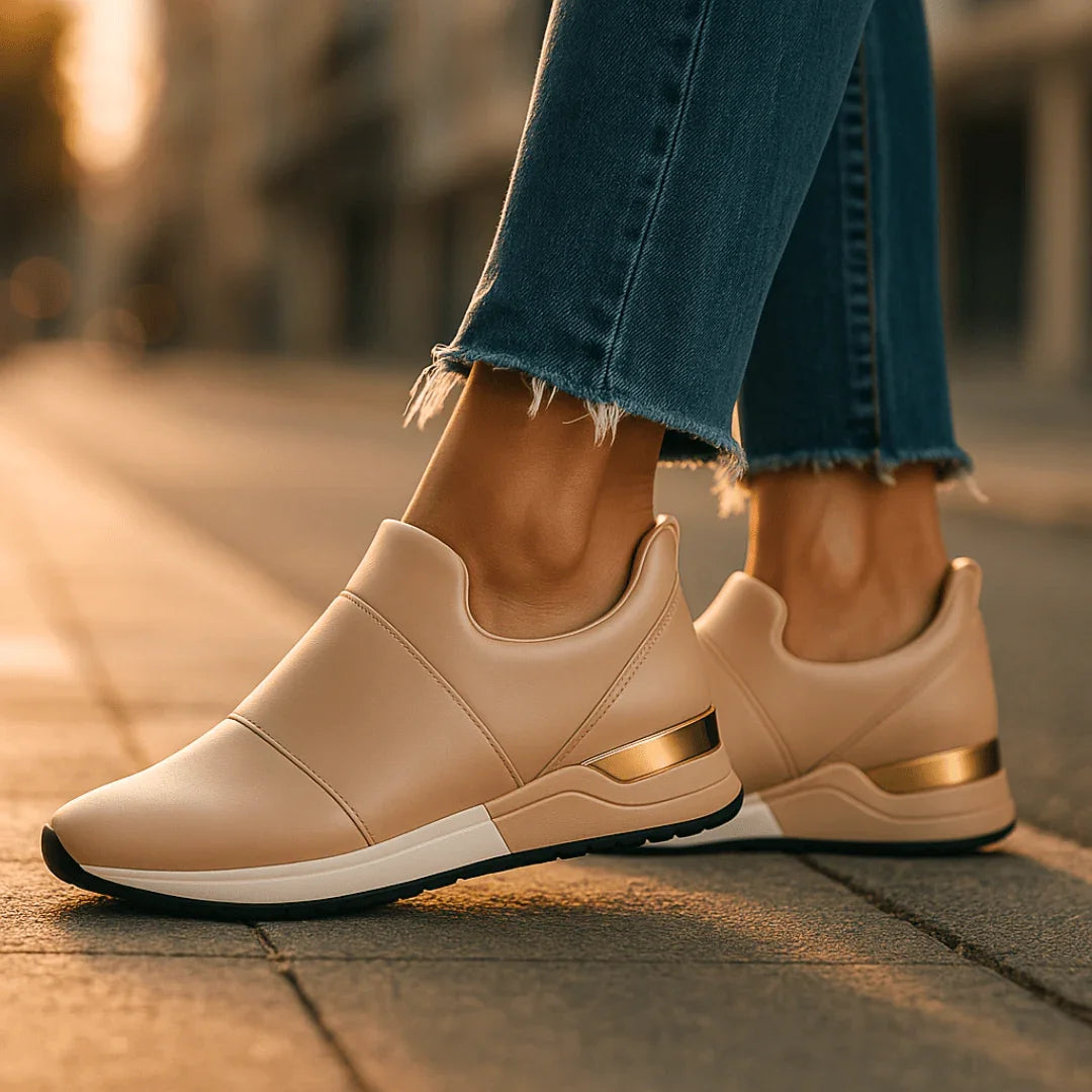 Sofia Rae Gilded Sneakers