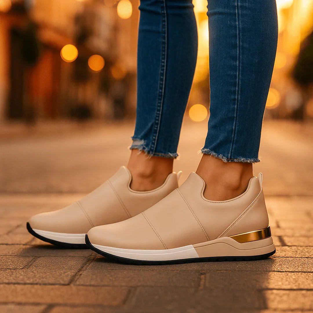 Sofia Rae Gilded Sneakers