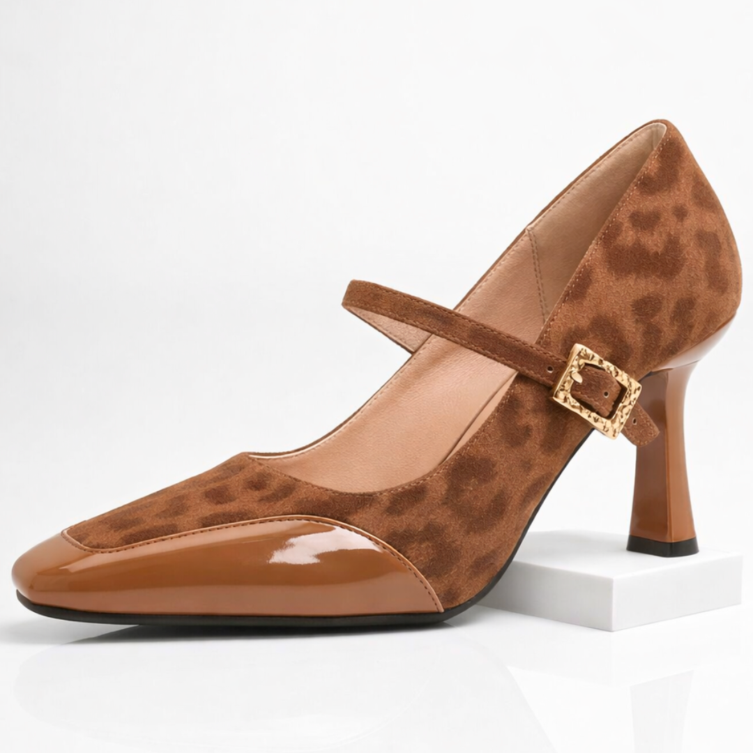 Sofia Rae Leopard Heels