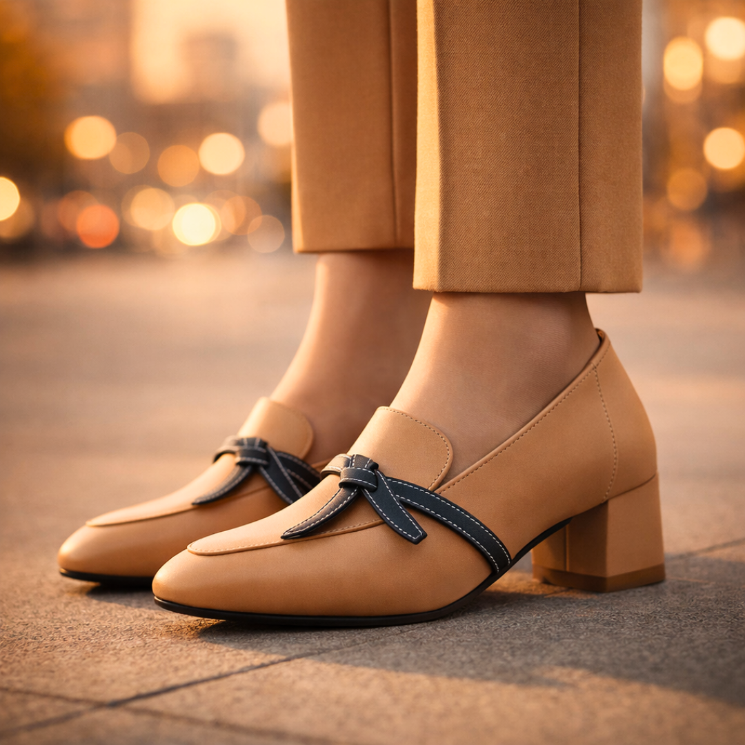 Sofia Rae Silk Loop Loafers