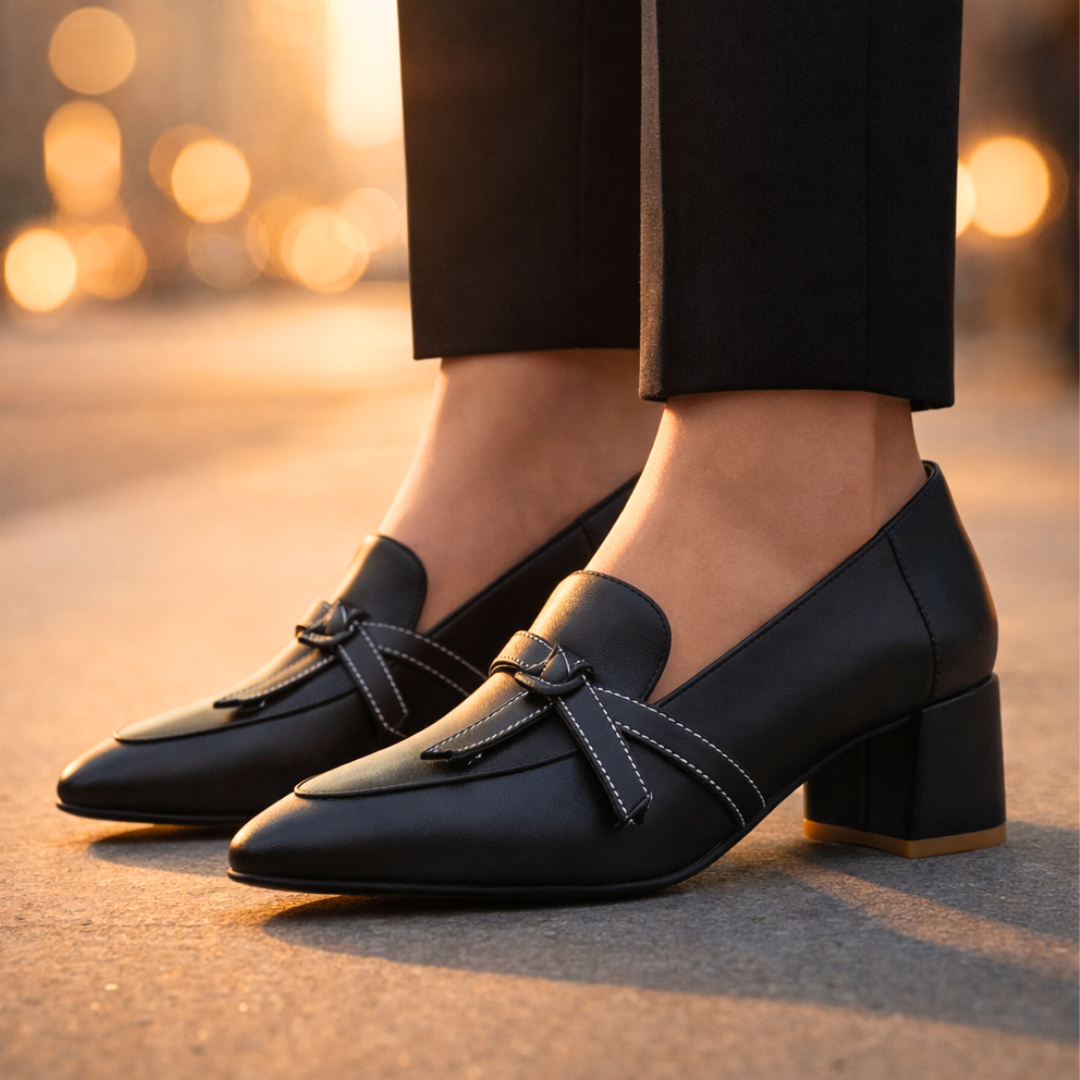 Sofia Rae Silk Loop Loafers