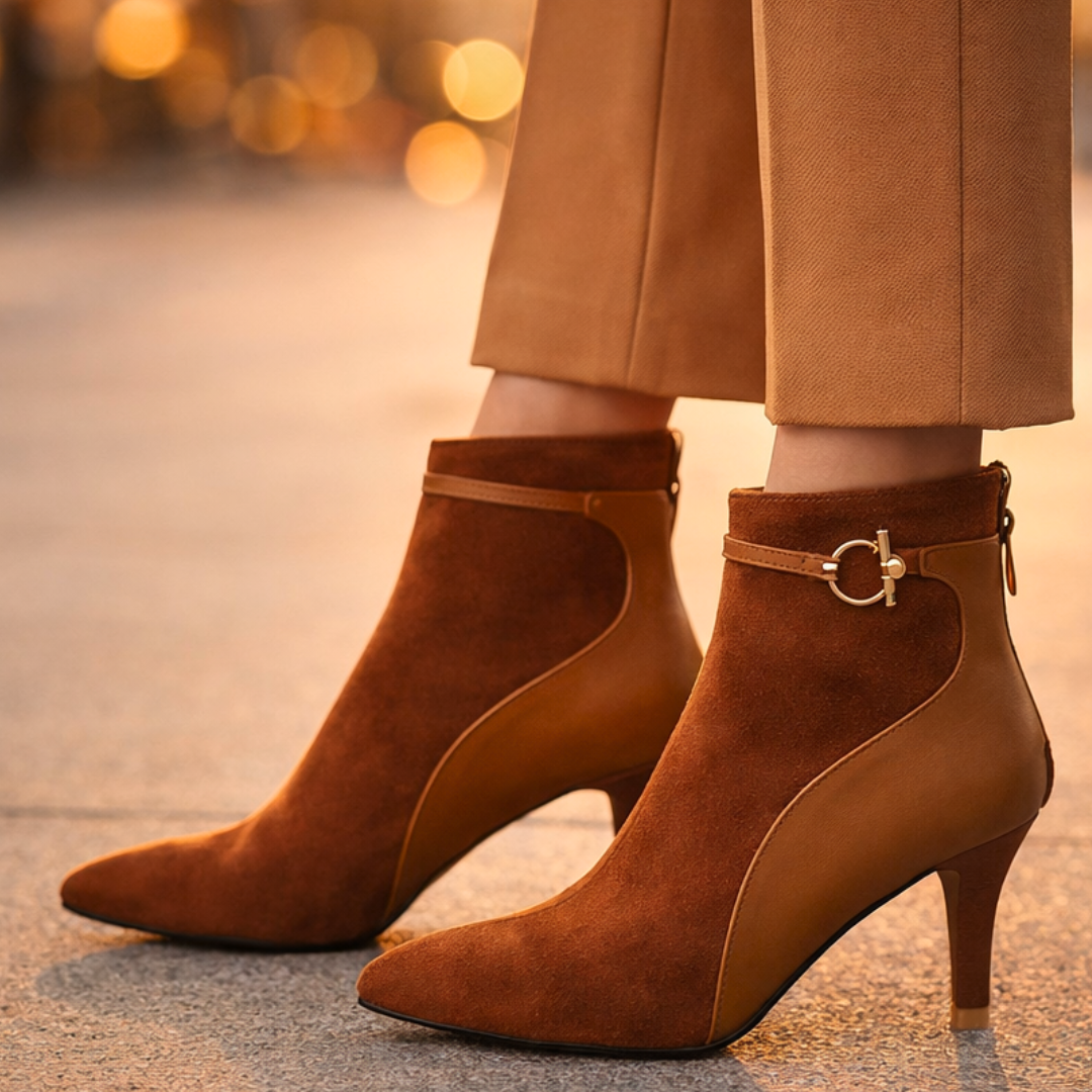 Sofia Rae Two-Tone Vintage Boots