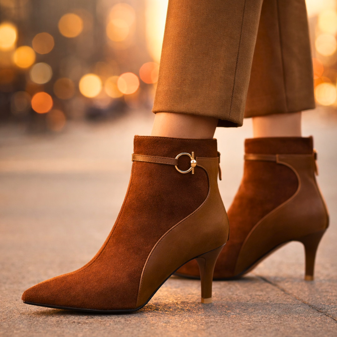 Sofia Rae Two-Tone Vintage Boots