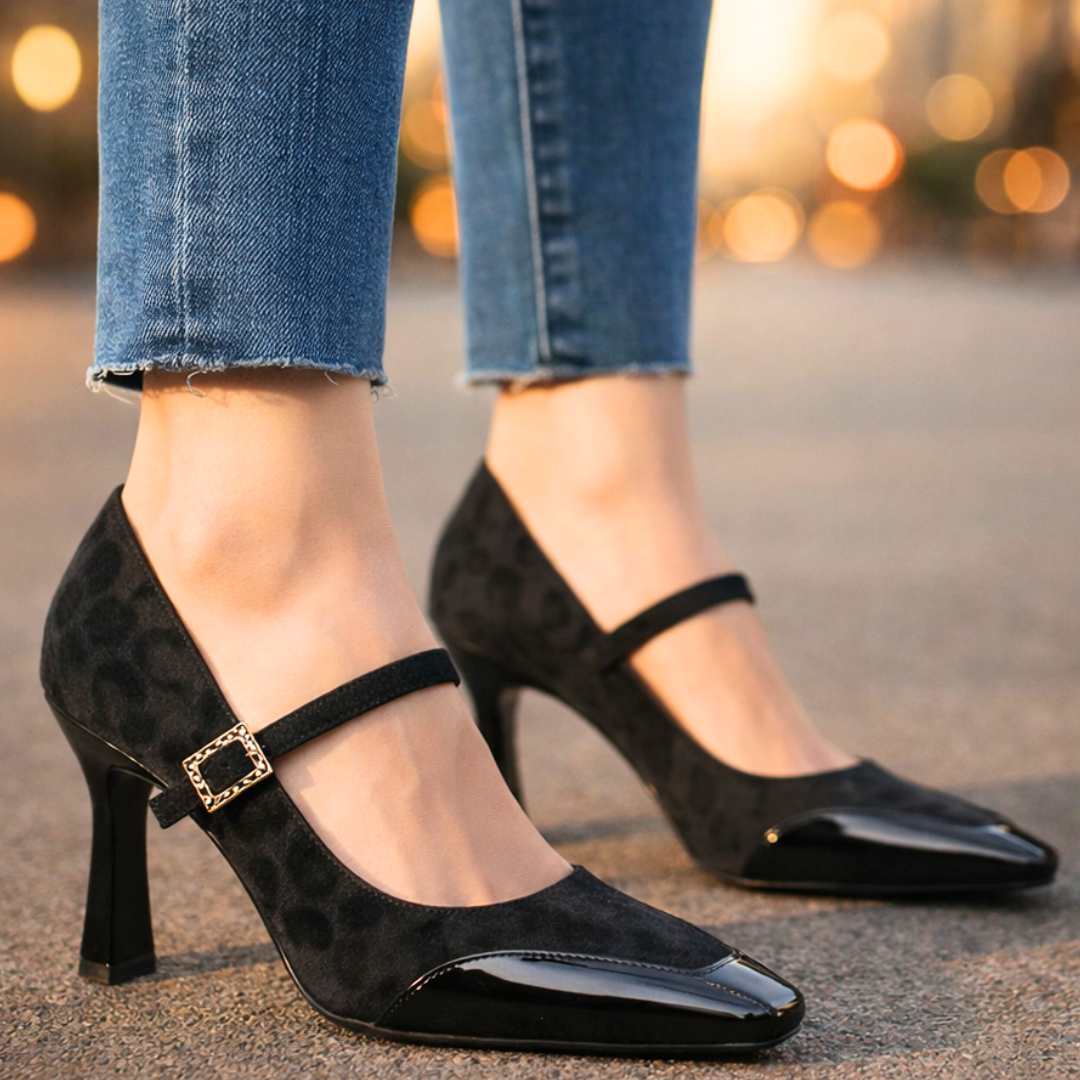 Sofia Rae Leopard Heels