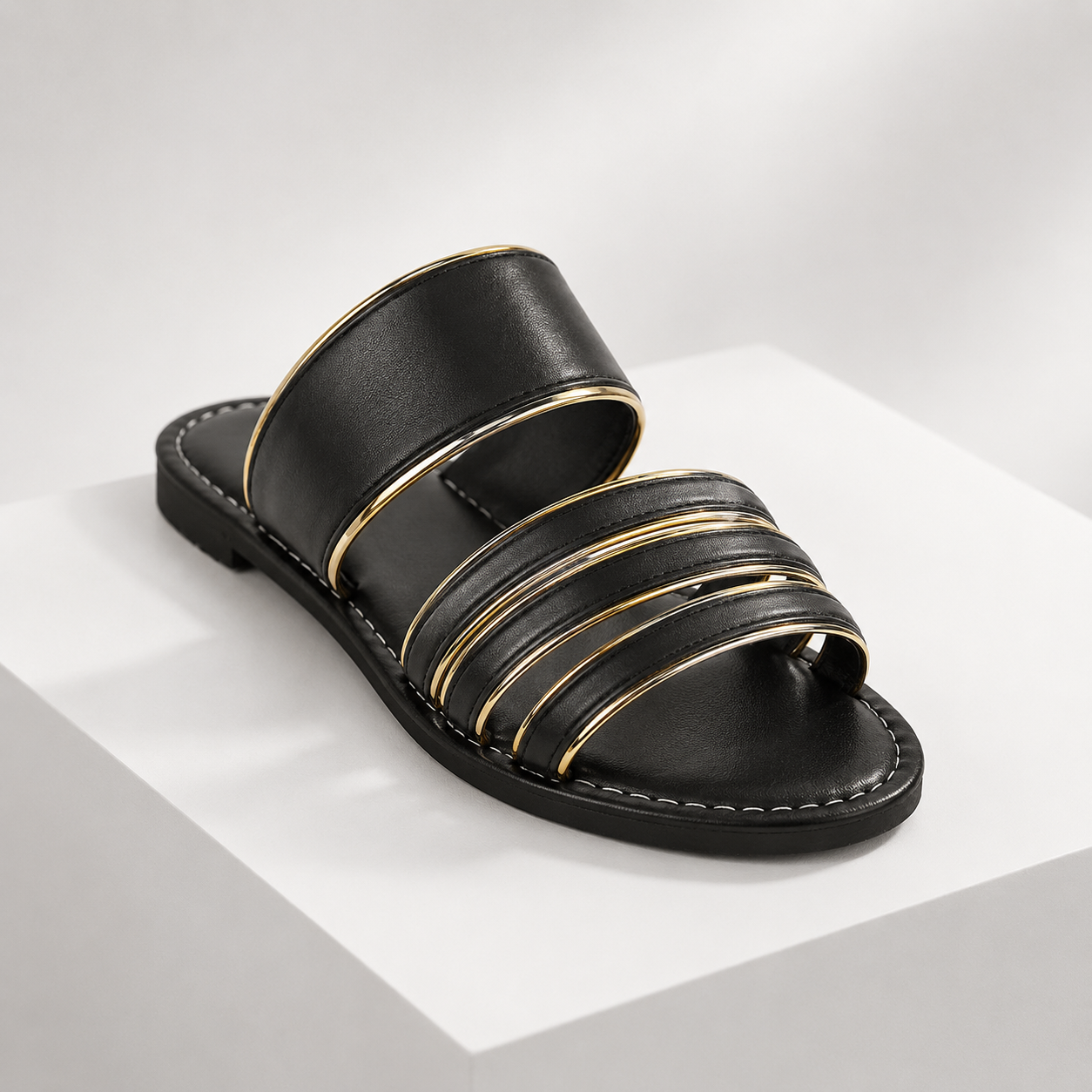 Alina Leather Sandals