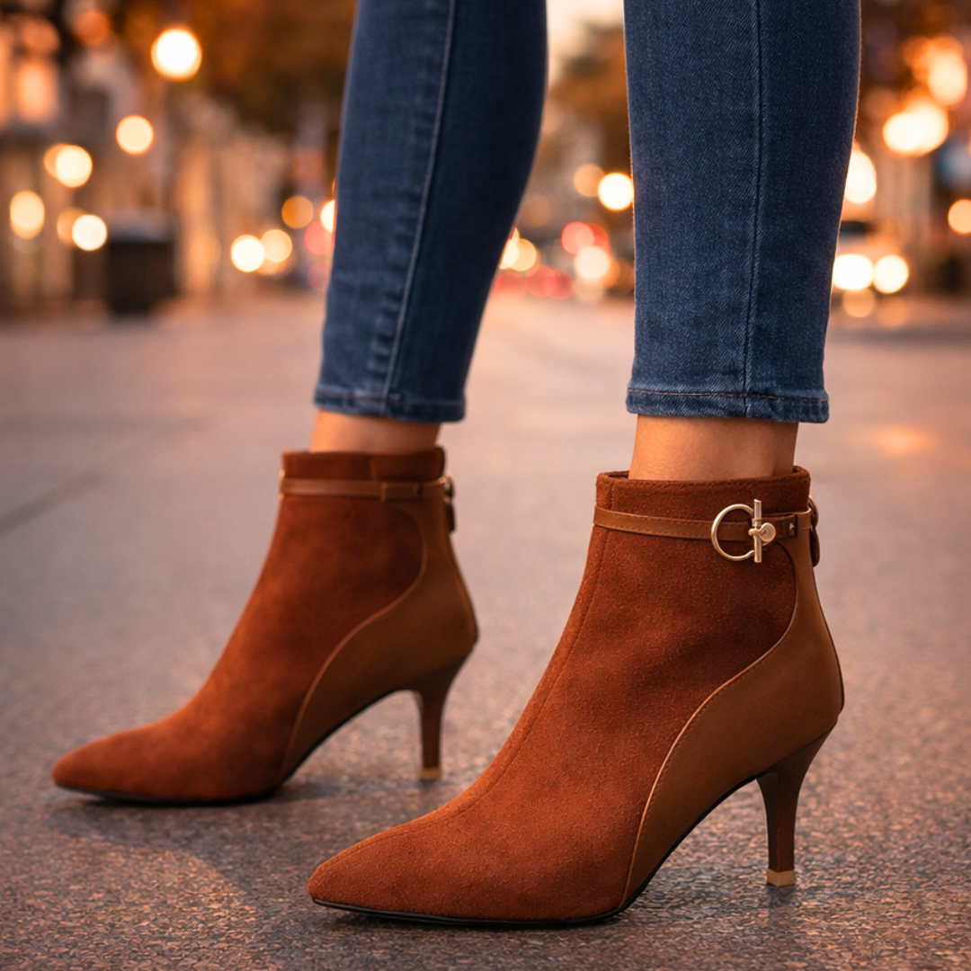 Sofia Rae Two-Tone Vintage Boots
